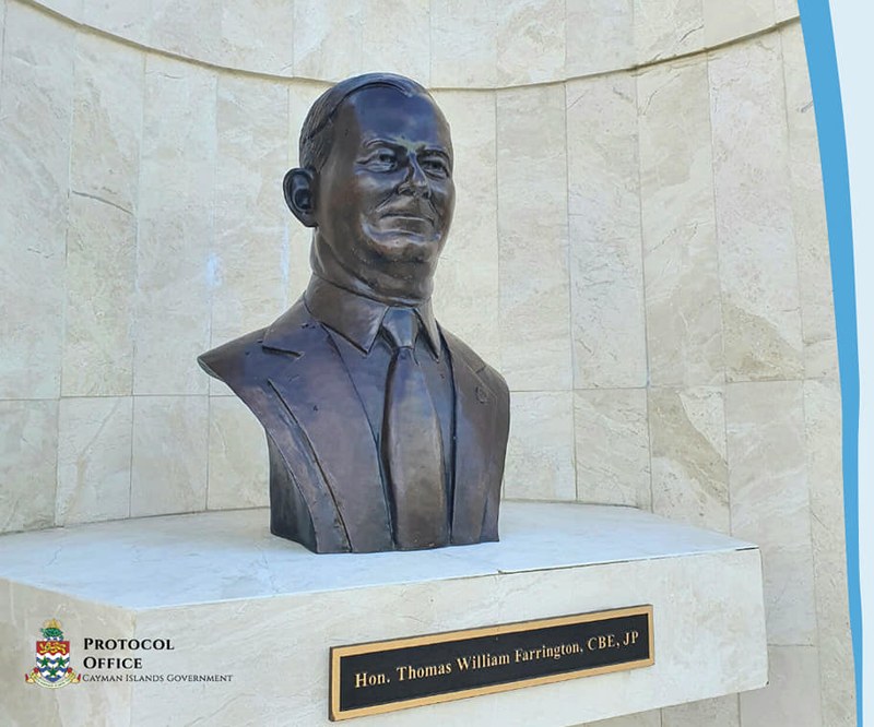 Hon. Thomas William Farrington CBE JP — National Hero, Cayman Islands